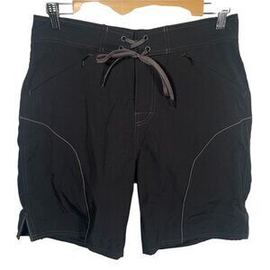 Novara Padded Mountain Bike Shorts Womens Size Medium Black Nylon Zip Pocket New